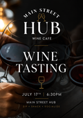 Wine Tasting - July 17th 6:30pm