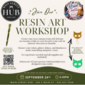 Resin Art Workshop September 24th 630pm