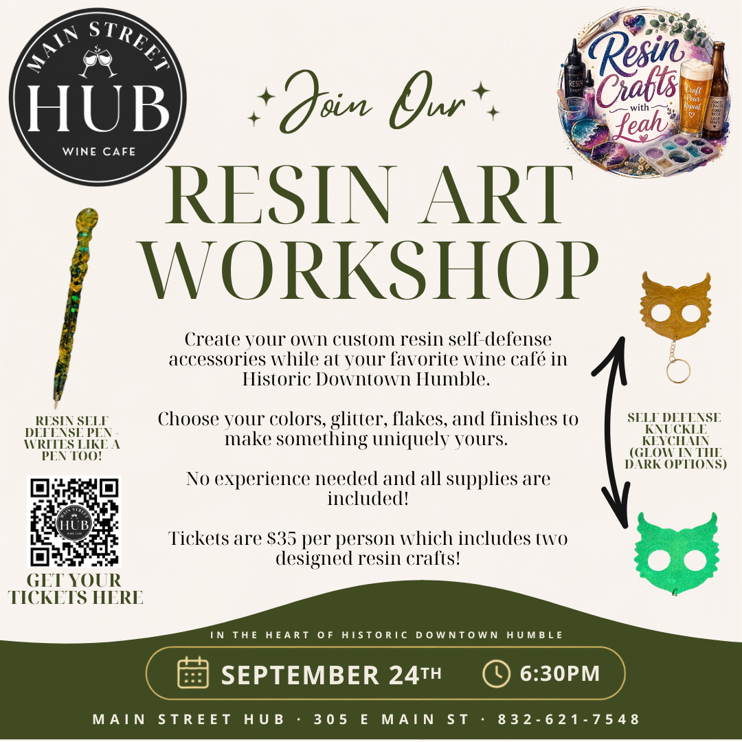 Resin Art Workshop September 24th 630pm