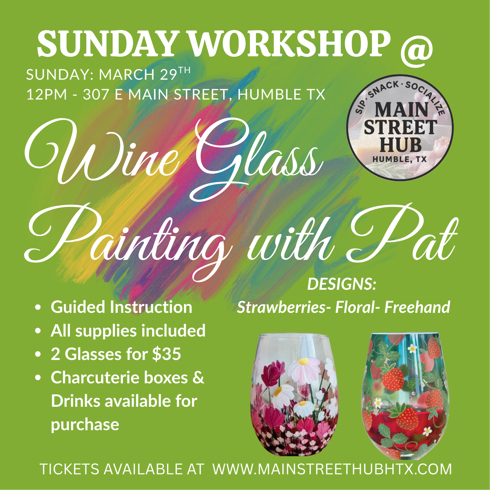 Wine Glass Painting: 3/29